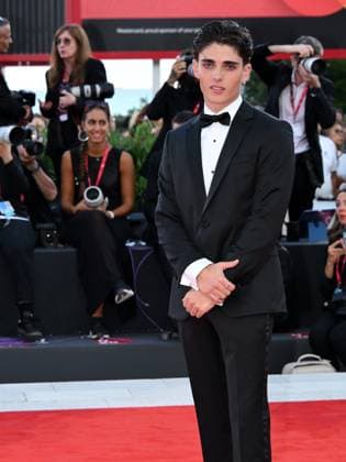 Venice, 82nd Venice International Film Festival 2025 - evening 4 - red carpet of the KINEO AWARD Pictured: Andrea Arru  Copyright: xAlbertoxTerenghi PoolxPhotoxEventsx06x xipa-agency.netx xPoolxPhotoxEventsx06x IPA_Agency_IPA63696645
