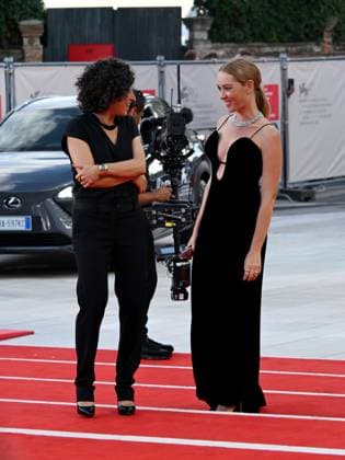 Venice, Italy: Venice, 82nd Venice International Film Festival 2025 - Evening 4 - KINEO AWARD red carpet Pictured: Cristiana Capotondi Venice Italy  - ZUMAp169 20250830_zea_p169_2499 Copyright: xAlbertoxTerenghi PoolxxEvenx