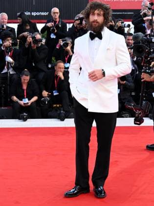 Venice, Italy: Venice, 82nd Venice International Film Festival 2025 - evening 4 - red carpet of the film Frankenstein Pictured: Aaron Taylor-Johnson Venice Italy  - ZUMAp169 20250830_zea_p169_2231 Copyright: xAlbertoxTerenghi PoolxxEvenx