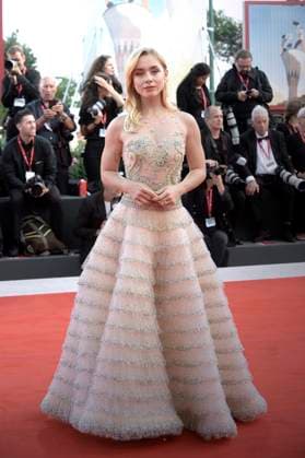 Clara Galle attends the Frankenstein red carpet during the 82nd Venice International Film Festival on Saturday, August 30, 2025 in Venice, Italy.  VEN20250830201 RoccoxSpaziani