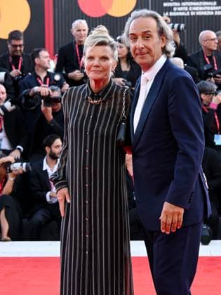 Venice, Italy: Venice, 82nd Venice International Film Festival 2025 - evening 4 - red carpet of the film Frankenstein Pictured: Dominique Lemonnier, Alexandre Desplat Venice Italy  - ZUMAp169 20250830_zea_p169_1826 Copyright: xAlbertoxTerenghi PoolxxEvenx
