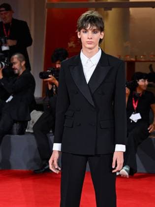 Venice, ITALY: Venice, 82nd Venice International Film Festival 2025 - Evening 4 - Red Carpet for the film The Valley of Smiles - Pictured: Giulio Feltri Venice ITALY  - ZUMAp169 20250830_zea_p169_1955 Copyright: xManuelexMangiarottix