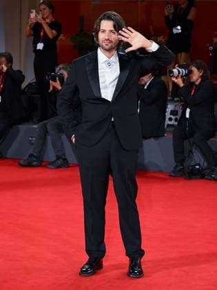 Venice, ITALY: Venice, 82nd Venice International Film Festival 2025 - Evening 4 - Red Carpet for the film The Valley of Smiles - Pictured: Paolo Strippoli Venice ITALY  - ZUMAp169 20250830_zea_p169_1960 Copyright: xManuelexMangiarottix