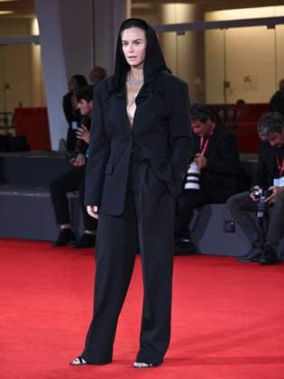Venice, Italy: Venice, 82nd Venice International Film Festival 2025 - Evening 4 - Red Carpet for the film Valley of Smiles. Pictured: Kasia Smutniak Venice Italy  - ZUMAp169 20250830_zea_p169_1794 Copyright: xSimonexComix