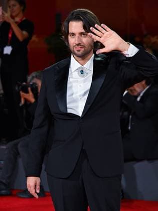 Venice, ITALY: Venice, 82nd Venice International Film Festival 2025 - Evening 4 - Red Carpet for the film The Valley of Smiles - Pictured: Paolo Strippoli Venice ITALY  - ZUMAp169 20250830_zea_p169_1915 Copyright: xManuelexMangiarottix