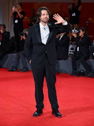 Venice, ITALY: Venice, 82nd Venice International Film Festival 2025 - Evening 4 - Red Carpet for the film The Valley of Smiles - Pictured: Paolo Strippoli Venice ITALY  - ZUMAp169 20250830_zea_p169_1968 Copyright: xManuelexMangiarottix