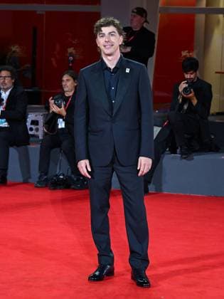 Venice, ITALY: Venice, 82nd Venice International Film Festival 2025 - Evening 4 - Red Carpet of the Film The Valley of Smiles - In the photo: Michele Riondino, Venice ITALY  - ZUMAp169 20250830_zea_p169_1991 Copyright: xManuelexMangiarottix