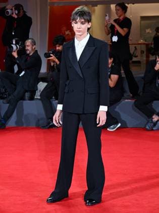 Venice, ITALY: Venice, 82nd Venice International Film Festival 2025 - Evening 4 - Red Carpet for the film The Valley of Smiles - Pictured: Giulio Feltri Venice ITALY  - ZUMAp169 20250830_zea_p169_2005 Copyright: xManuelexMangiarottix