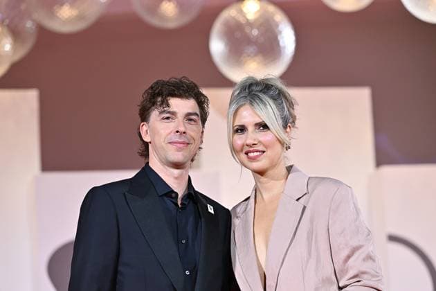 La valle dei sorrisi Red Carpet - The 82nd Venice International Film Festival Michele Riondino, Eva Nestori during La valle dei sorrisi Red Carpet - The 82nd Venice International Film Festival, Venice, Italy 30 August 2025, Credit:Maria Laura Antonelli Avalon Italy, Venice  Copyright: xMariaxLauraxAntonellix xAvalonx 1032866421