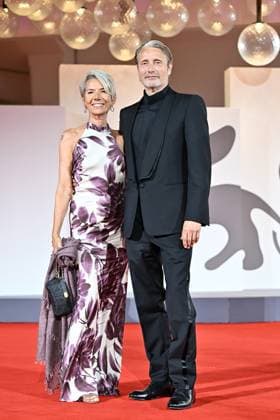 The last Viking Red Carpet - The 82nd Venice International Film Festival Hanne Jacobsen, Mads Mikkelsen during The last Viking Red Carpet - The 82nd Venice International Film Festival, Venice, Italy 30 August 2025, Credit:Maria Laura Antonelli Avalon Italy, Venice  Copyright: xMariaxLauraxAntonellix xAvalonx 1032866958