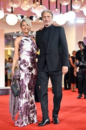 The last Viking Red Carpet - The 82nd Venice International Film Festival Hanne Jacobsen, Mads Mikkelsen during The last Viking Red Carpet - The 82nd Venice International Film Festival, Venice, Italy 30 August 2025, Credit:Maria Laura Antonelli Avalon Italy, Venice  Copyright: xMariaxLauraxAntonellix xAvalonx 1032866991