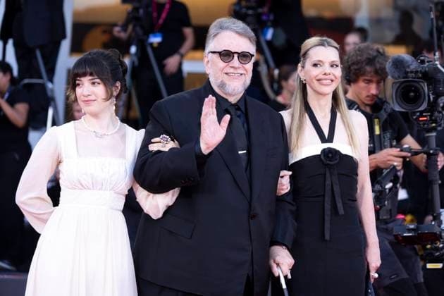 Frankenstein Red Carpet - The 82nd Venice International Film Festival Marisa del Toro, Guillermo del Toro and Kim Morgan during the Frankenstein red carpet during the 82nd Venice International Film Festival on August 30, 2025 in Venice, Italy. Venice Italy  Copyright: xDanielexCifalÃ x originalFilename: cifala-notitle250830_npHEv.jpg