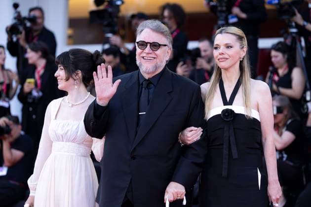 Frankenstein Red Carpet - The 82nd Venice International Film Festival Marisa del Toro, Guillermo del Toro and Kim Morgan during the Frankenstein red carpet during the 82nd Venice International Film Festival on August 30, 2025 in Venice, Italy. Venice Italy  Copyright: xDanielexCifalÃ x originalFilename: cifala-notitle250830_npp6L.jpg