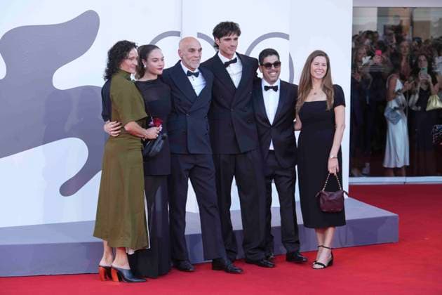 CELEBRITES : Festival international du film de Venise - ?30 08 Venice, Italy, August 30, 2025. TEAM ACTORS on the red carpet for the screening of the film Frankenstein at the 82nd Venice International Film Festival in Venice, Italy. Laurent Lairys PSNEWZ VENISEItaly  Copyright: xLaurentxLairysx