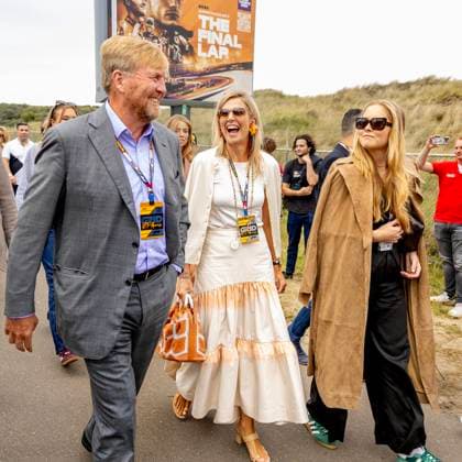 31-08-2025 Zandvoort King Willem-Alexander and Queen Maxima and Princess Amalia at the F1 Grand Prix of The Netherlands at Circuit Zandvoort. Â  Copyright: xPPEx