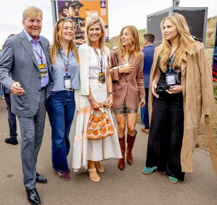31-08-2025 Zandvoort King Willem-Alexander and Princess Ariane and Queen Maxima and Princess Alexia and Princess Amalia at the F1 Grand Prix of The Netherlands at Circuit Zandvoort. Â  Copyright: xPPEx