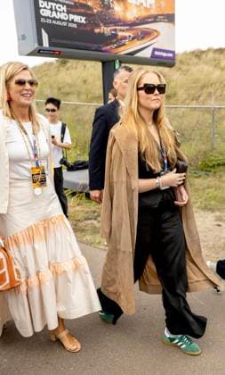 31-08-2025 Zandvoort Queen Maxima and Princess Amalia at the F1 Grand Prix of The Netherlands at Circuit Zandvoort. Â  Copyright: xPPEx
