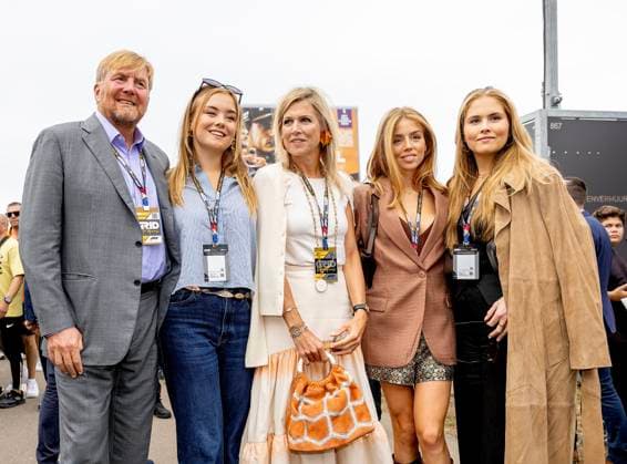 31-08-2025 Zandvoort King Willem-Alexander and Princess Ariane and Queen Maxima and Princess Alexia and Princess Amalia at the F1 Grand Prix of The Netherlands at Circuit Zandvoort. Â  Copyright: xPPEx