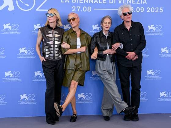 Venice, 82nd Venice International Film Festival 2025 - day 5 - Father Mother Sister Brother photocall - Pictured: Cate Blanchett, Vicky Krieps, Charlotte Rampling, Jim Jarmusch  Copyright: xAlbertoxTerenghix xipa-agency.netx xPoolxPhotoxEventsx06x IPA_Agency_IPA63765628