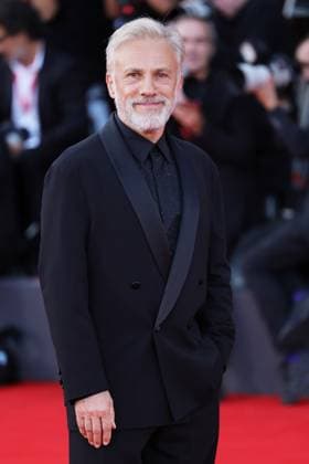 VENICE, ITALY - AUGUST 30: Christoph Waltz attends the Frankenstein red carpet during the 82nd Venice International Film Festival on August 30, 2025 in Venice, Italy. markxcape