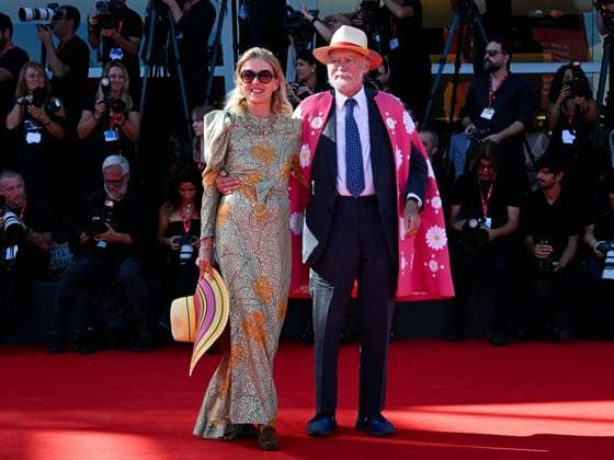 Venice, 82nd Venice International Film Festival 2025 - day 5 - Red Carpet The Wizard Of The Kremlin (Le Mage Du Kremlin) Pictured: Anne Claire Seydoux and Nicolas Seydoux  Copyright: xMaurizioxD Avanzox xipa-agency.netx xMaurizioxDxAvanzox IPA_Agency_IPA63774709