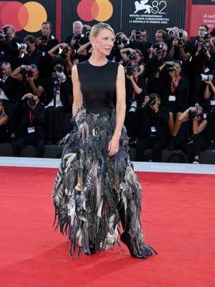 Venice, 82nd Venice International Film Festival 2025 - evening 5 - red carpet of the film Father Mother Sister Brother Pictured: Cate Blanchett  Copyright: xAlbertoxTerenghi PoolxPhotoxEventsx06x xipa-agency.netx xPoolxPhotoxEventsx06x IPA_Agency_IPA63784647