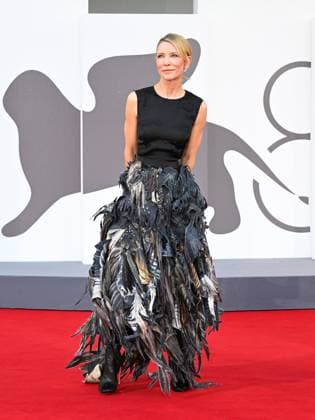 Venice, Italy: Venice, 82nd Venice International Film Festival 2025 - Evening 5 - Red Carpet for the film Father Mother Sister Brother . Pictured: Cate Blanchett Venice Italy  - ZUMAp169 20250831_zea_p169_1345 Copyright: xManuelexMangiarottix