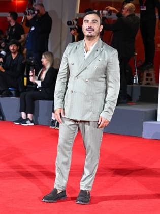 Venice, 82nd Venice International Film Festival 2025 - Evening 5 - Red Carpet Filming Italy Venice Award . Pictured: Francesco Di Leva  Copyright: xManuelexMangiarottix xipa-agency.netx xPoolxPhotoxEventsx06x IPA_Agency_IPA63785747
