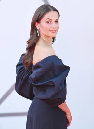 Swedish actress Alicia Vikander attends the premiere of The Wizard Of The Kremlin at the 82nd Venice Film Festival in Venice, Italy on Sunday, August 31, 2025.  VEN20250831141hh RUNExHELLESTAD