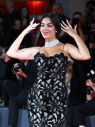 Venice, Italy: Venice, 82nd Venice International Film Festival 2025 - Evening 5 - Red Carpet Filming Italy Venice Award . Pictured: Georgina Rodriguez Venice Italy  - ZUMAp169 20250831_zea_p169_1424 Copyright: xManuelexMangiarottix