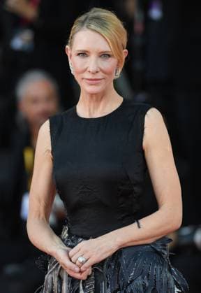 Australian actress Cate Blanchett attends the premiere of Father Mother Sister Brother at the 82nd Venice Film Festival in Venice, Italy on Sunday, August 31, 2025.  VEN20250831185 RUNExHELLESTAD