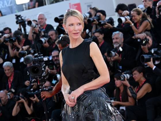Venice, Italy: Venice, 82nd Venice International Film Festival 2025 - evening 5 - red carpet of the film Father Mother Sister Brother Pictured: Cate Blanchett Venice Italy  - ZUMAp169 20250831_zea_p169_1456 Copyright: xAlbertoxTerenghi PoolxxEvenx