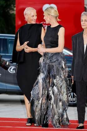 Vicky Krieps, Cate Blanchett and Charlotte Rampling at the premiere of the feature film Father Mother Sister Brother at the Biennale di Venezia 2025 82 Venice International Film Festival at the Palazzo del Cinema Venice, 31 08 2025 Foto:xD.xBedrosianx xFuturexImagex sister_brother_5817