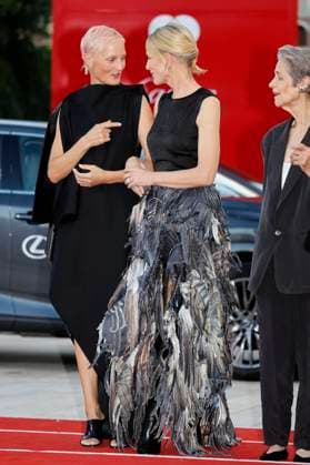 Vicky Krieps, Cate Blanchett and Charlotte Rampling at the premiere of the feature film Father Mother Sister Brother at the Biennale di Venezia 2025 82 Venice International Film Festival at the Palazzo del Cinema Venice, 31 08 2025 Foto:xD.xBedrosianx xFuturexImagex sister_brother_5818