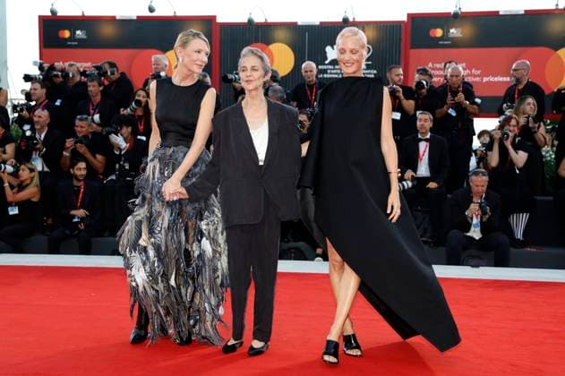 Cate Blanchett, Charlotte Rampling and Vicky Krieps at the premiere of the feature film Father Mother Sister Brother at the Biennale di Venezia 2025 82 Venice International Film Festival at the Palazzo del Cinema Venice, 31 08 2025 Foto:xD.xBedrosianx xFuturexImagex sister_brother_5822