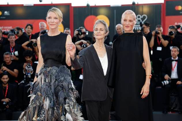 Cate Blanchett, Charlotte Rampling and Vicky Krieps at the premiere of the feature film Father Mother Sister Brother at the Biennale di Venezia 2025 82 Venice International Film Festival at the Palazzo del Cinema Venice, 31 08 2025 Foto:xD.xBedrosianx xFuturexImagex sister_brother_5824