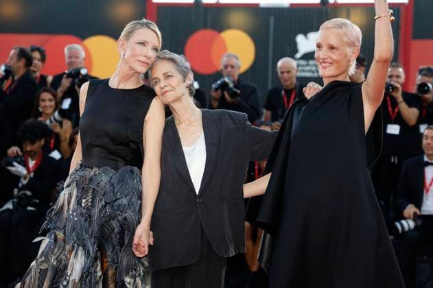 Cate Blanchett, Charlotte Rampling and Vicky Krieps at the premiere of the feature film Father Mother Sister Brother at the Biennale di Venezia 2025 82 Venice International Film Festival at the Palazzo del Cinema Venice, 31 08 2025 Foto:xD.xBedrosianx xFuturexImagex sister_brother_5825