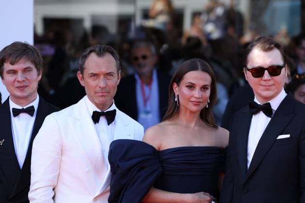The Wizard of the Kremlin premiere in Venice Tom Sturridge, Jude Law, Alicia Vikander and Paul Dano The Wizard of the Kremlin premiere, 82nd Venice International Film Festival, Venice, Italy - 31 August 2025. CAP GOL GOL Venice Italy Copyright: xRickxGold CapitalxPicturesx