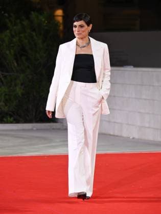 Venice, 82nd Venice International Film Festival 2025 - Evening 5 - Red Carpet The Maestro . Pictured: Valeria Solarino  Copyright: xAlbertoxTerenghix xipa-agency.netx xPoolxPhotoxEventsx06x IPA_Agency_IPA63793484