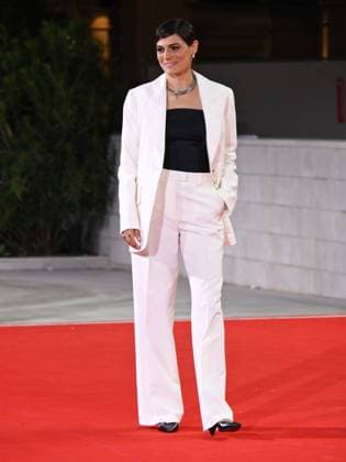 Venice, 82nd Venice International Film Festival 2025 - Evening 5 - Red Carpet The Maestro . Pictured: Valeria Solarino  Copyright: xAlbertoxTerenghix xipa-agency.netx xPoolxPhotoxEventsx06x IPA_Agency_IPA63793487