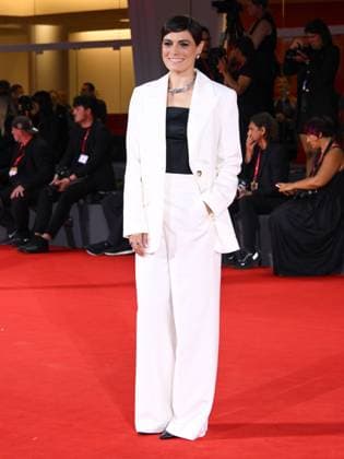 Venice, 82nd Venice International Film Festival 2025 - Evening 5 - Red Carpet The Maestro . Pictured: Valeria Solarino  Copyright: xAlbertoxTerenghix xipa-agency.netx xPoolxPhotoxEventsx06x IPA_Agency_IPA63793494