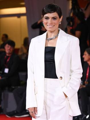 Venice, 82nd Venice International Film Festival 2025 - Evening 5 - Red Carpet The Maestro . Pictured: Valeria Solarino  Copyright: xAlbertoxTerenghix xipa-agency.netx xPoolxPhotoxEventsx06x IPA_Agency_IPA63793489