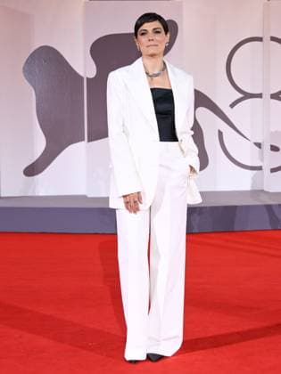 Venice, 82nd Venice International Film Festival 2025 - Evening 5 - Red Carpet The Maestro . Pictured: Valeria Solarino  Copyright: xAlbertoxTerenghix xipa-agency.netx xPoolxPhotoxEventsx06x IPA_Agency_IPA63793497
