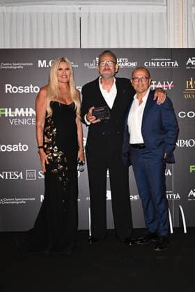 Venice, 82nd Venice International Film Festival 2025 - Evening 5 - Filming Italy Awards Ceremony. Pictured: Marco Giallini  Copyright: xManuelexMangiarotti PoolxPhotoxEventsx06x xipa-agency.netx xManuelexMangiarotti PoolxPhotoxEx IPA_Agency_IPA63793827