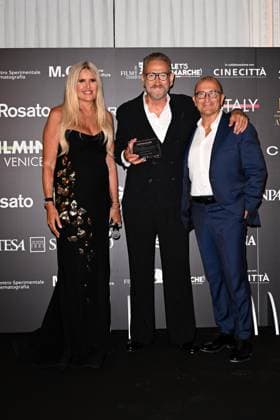 Venice, 82nd Venice International Film Festival 2025 - Evening 5 - Filming Italy Awards Ceremony. Pictured: Marco Giallini  Copyright: xManuelexMangiarotti PoolxPhotoxEventsx06x xipa-agency.netx xManuelexMangiarotti PoolxPhotoxEx IPA_Agency_IPA63793828