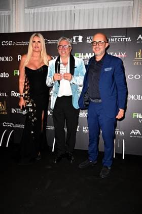 Venice, 82nd Venice International Film Festival 2025 - Evening 5 - Filming Italy Awards Ceremony. Pictured: Dino Abbrescia  Copyright: xManuelexMangiarotti PoolxPhotoxEventsx06x xipa-agency.netx xManuelexMangiarotti PoolxPhotoxEx IPA_Agency_IPA63793864