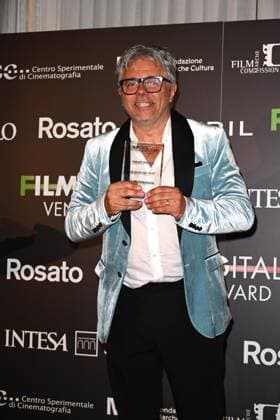 Venice, 82nd Venice International Film Festival 2025 - Evening 5 - Filming Italy Awards Ceremony. Pictured: Dino Abbrescia  Copyright: xManuelexMangiarotti PoolxPhotoxEventsx06x xipa-agency.netx xManuelexMangiarotti PoolxPhotoxEx IPA_Agency_IPA63793873