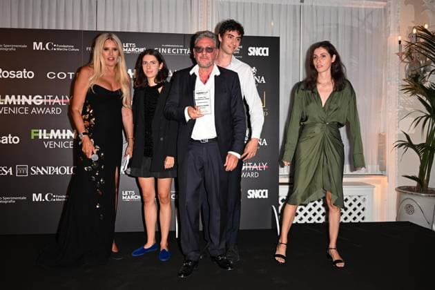 Venice, 82nd Venice International Film Festival 2025 - Evening 5 - Filming Italy Awards Ceremony. Pictured: Sergio Castellitto  Copyright: xManuelexMangiarotti PoolxPhotoxEventsx06x xipa-agency.netx xManuelexMangiarotti PoolxPhotoxEx IPA_Agency_IPA63793900