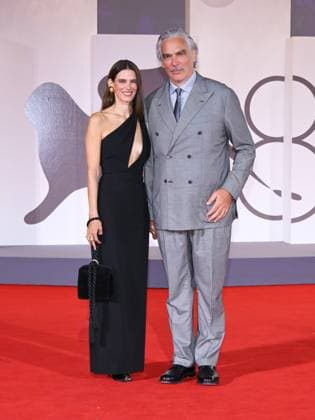 Venice, 82nd Venice International Film Festival 2025 - Evening 5 - Red Carpet The Maestro . Pictured are Andrea Di Stefano and Pauline Jacquard.  Copyright: xAlbertoxTerenghix xipa-agency.netx xPoolxPhotoxEventsx06x IPA_Agency_IPA63793936
