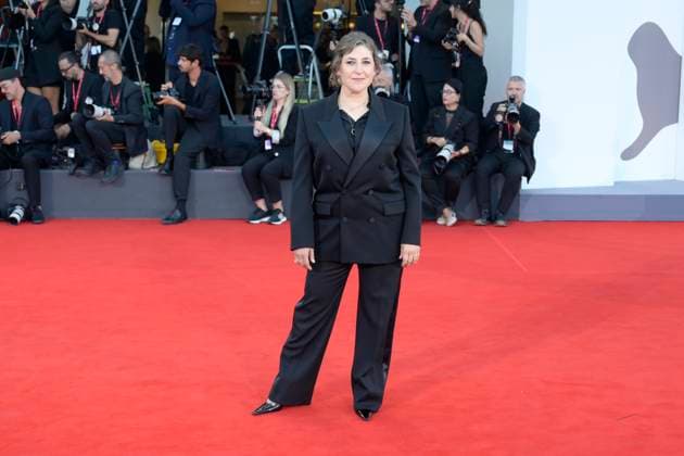 Father Mother Sister Brother red carpet in Venice Lido - 31 Aug 2025 Mayam Bialik attends the red carpet of film Father Mother Brother Sister at 82 Venice Film Festival at Palazzo del cinema. Venice Lido Italy Copyright: xMarioxCartellix xSOPAxImagesx _DSC4577
